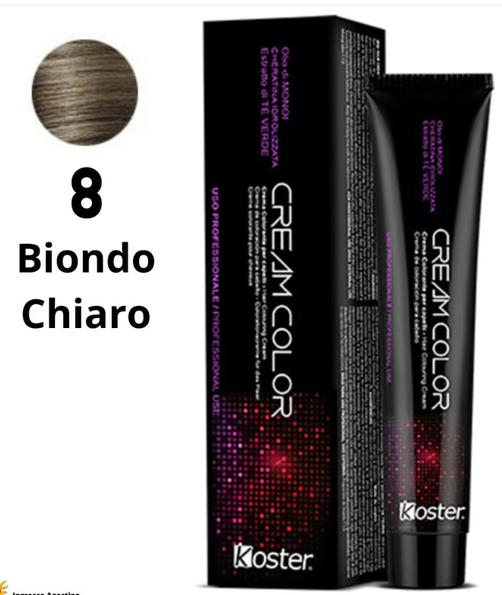 KOSTER CREAM COLOR BIONDO CHIARO 8 -100ML